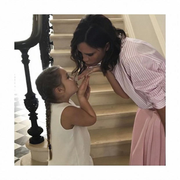 Harper Beckham i Victoria Beckham