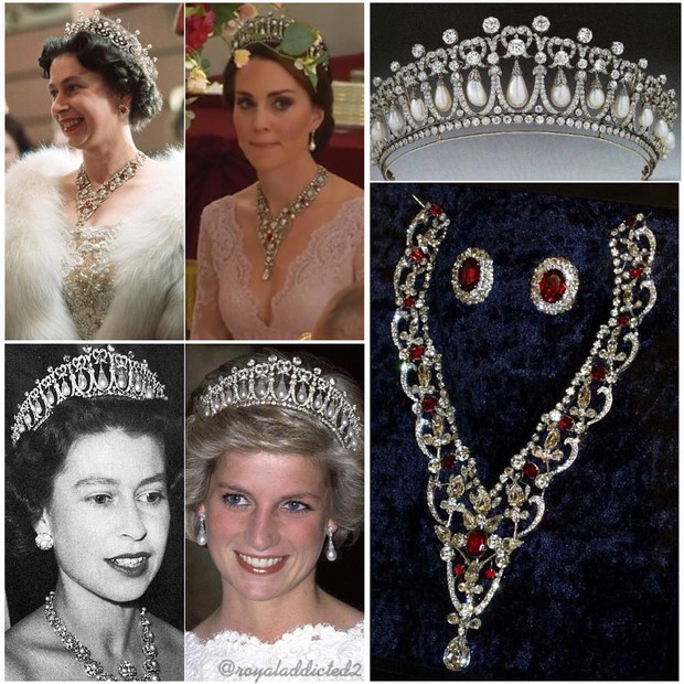 Królowa Elżbieta, Księżna Diana i Księżna Kate