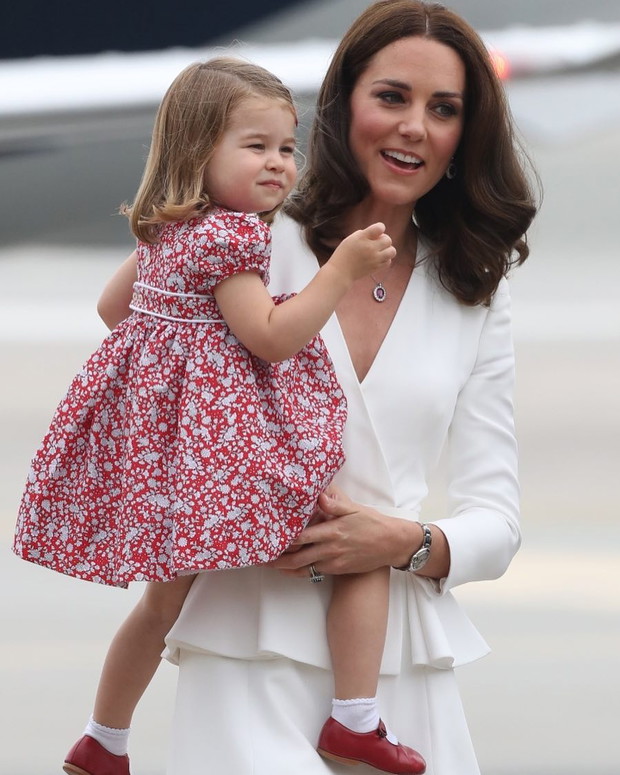 Księżna Kate i Księżniczka Charlotte