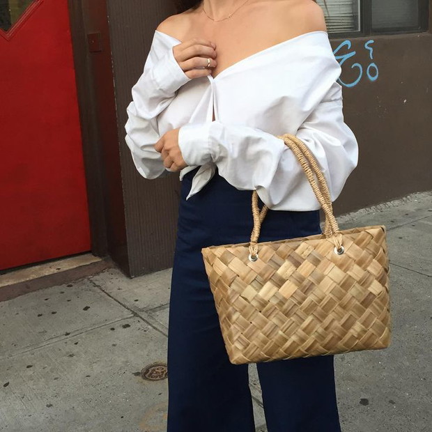 Słomkowy koszyk na lato 2017