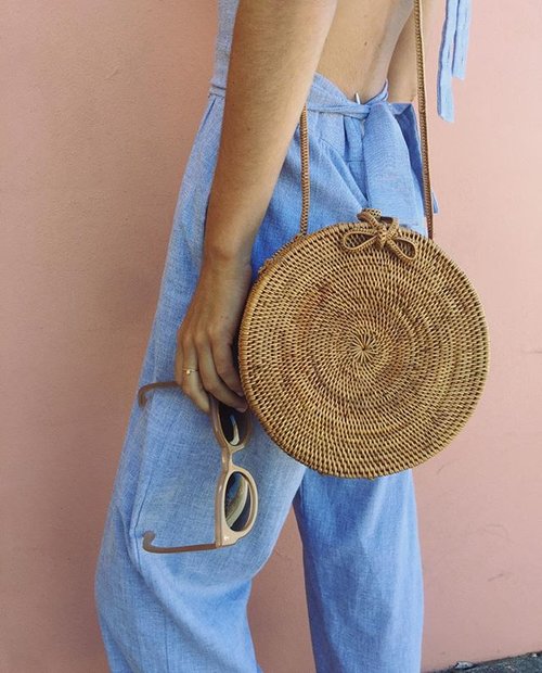 Słomkowy koszyk na lato 2017