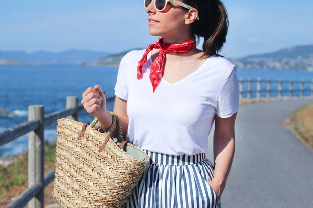 Słomkowy koszyk na lato 2017