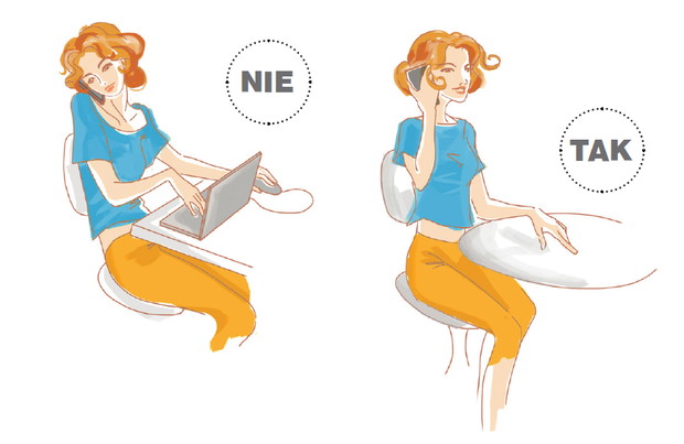 1. Przytrzymywanie telefonu barkiem