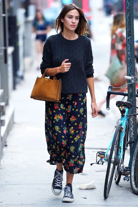 Maksi sukienki w kwiaty na jesień 2017