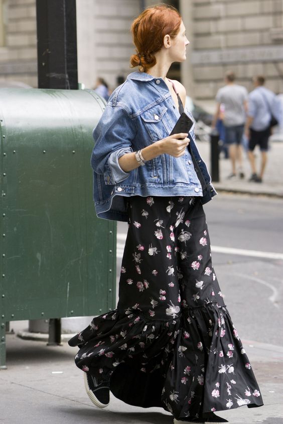 Maksi sukienki w kwiaty na jesień 2017