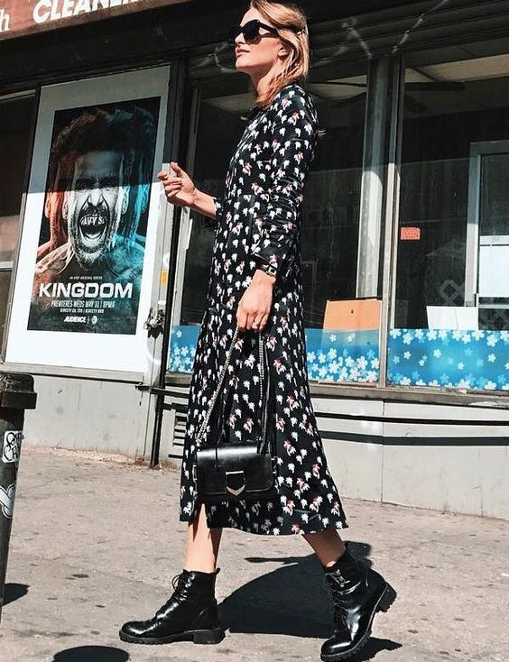 Maksi sukienki w kwiaty na jesień 2017