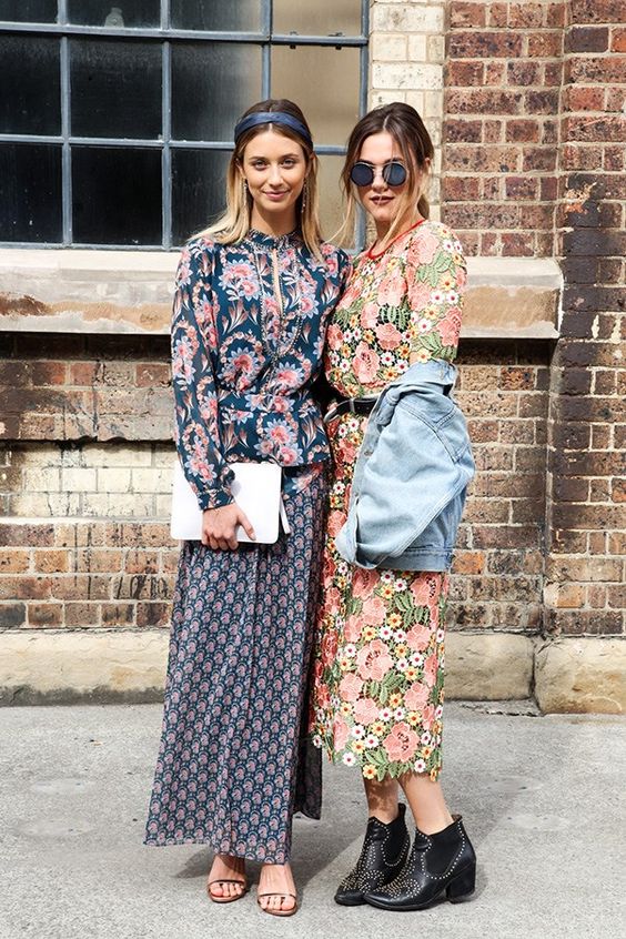 Maksi sukienki w kwiaty na jesień 2017