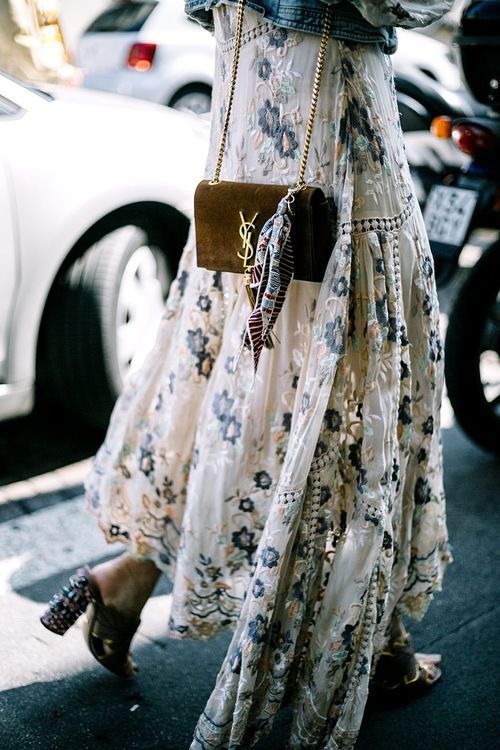 Maksi sukienki w kwiaty na jesień 2017