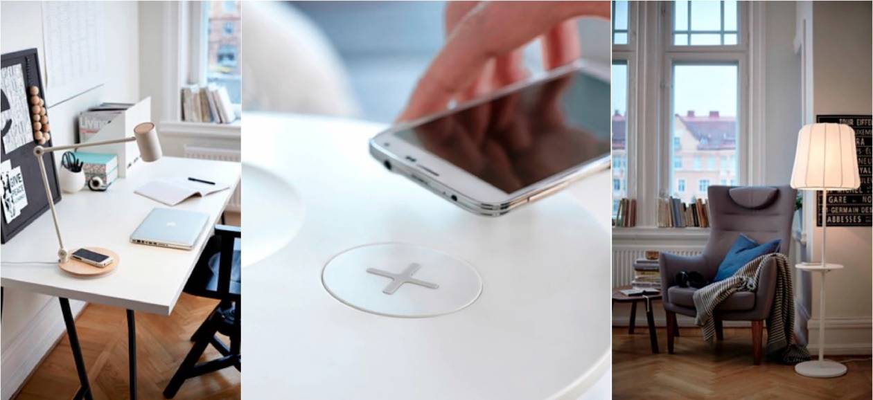 Bezprzewodowe ładowanie od IKEA