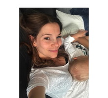 Maja Bohosiewicz z córką Leonią