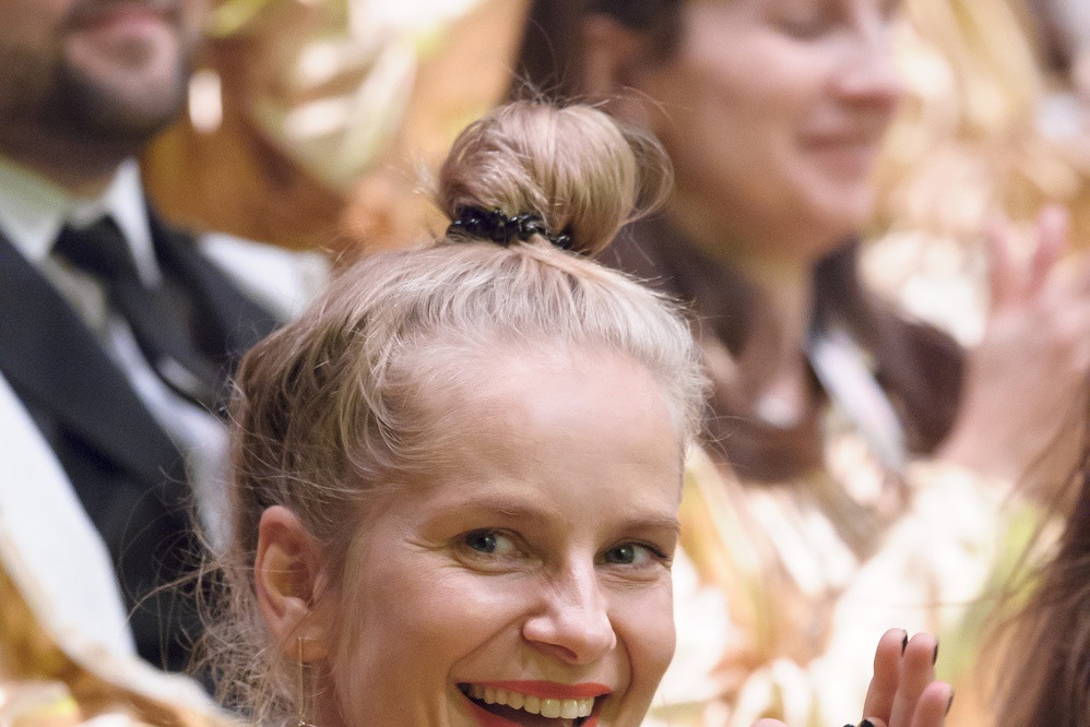 Magdalena Cielecka na festiwalu filmowym w Gdyni 2017