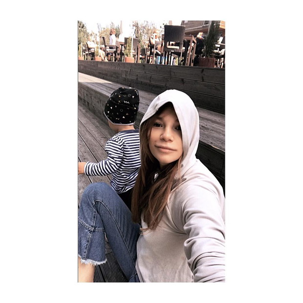 Maja Bohosiewicz z synem Zacharym