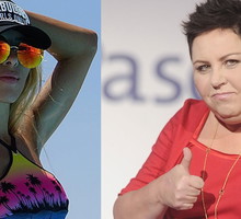 Ewa Chodakowska i Dorota Wellman