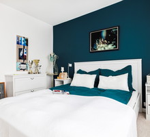 Mocne kolory w mieszkaniu - szmaragdowy