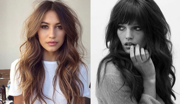 Fryzura wyszczuplająca - rozpuszczone włosy