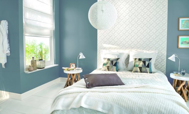 Mocne kolory w mieszkaniu - morski
