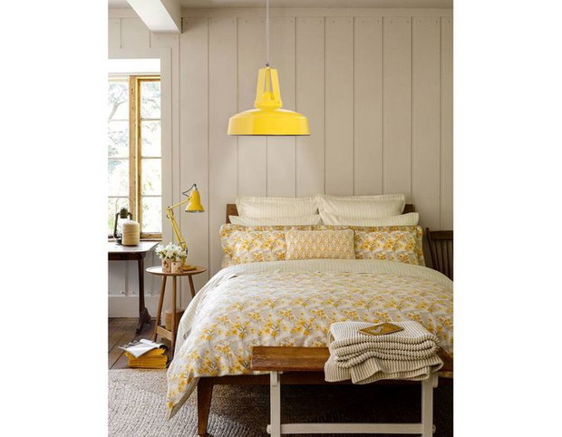 Mocne kolory w mieszkaniu - żółty