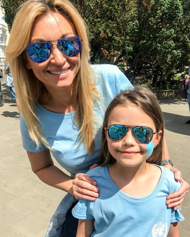 Wojciechowska często bierze z córką udział w akcjach dobroczynnych