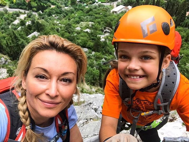 Wspinaczka z córką