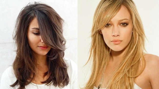 Fryzura - grzywka na bok