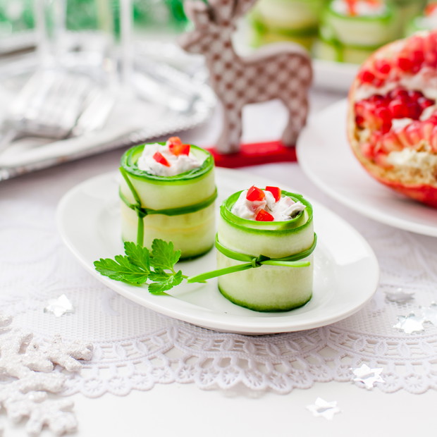 Przepisy na Andrzejki: roladki z cukinii