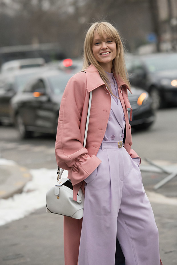 Lawenda trendy moda 2018