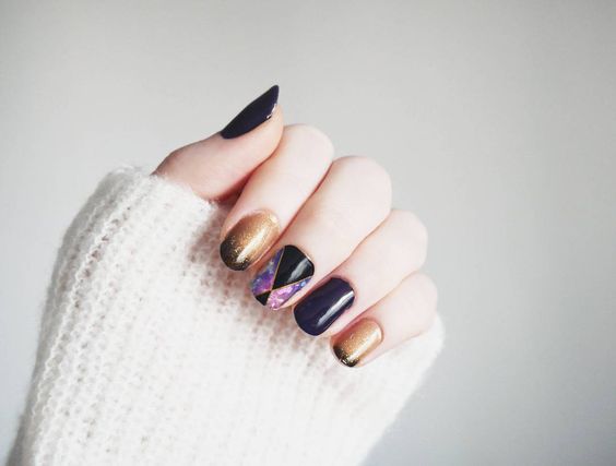 Paznokcie sylwestrowe