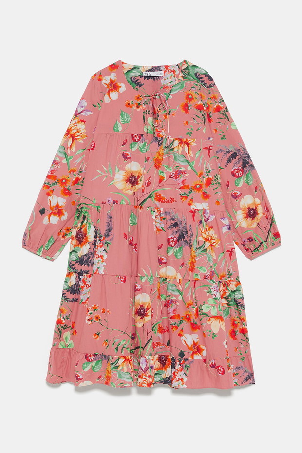 Sukienka w kwiaty Zara; 199 zł