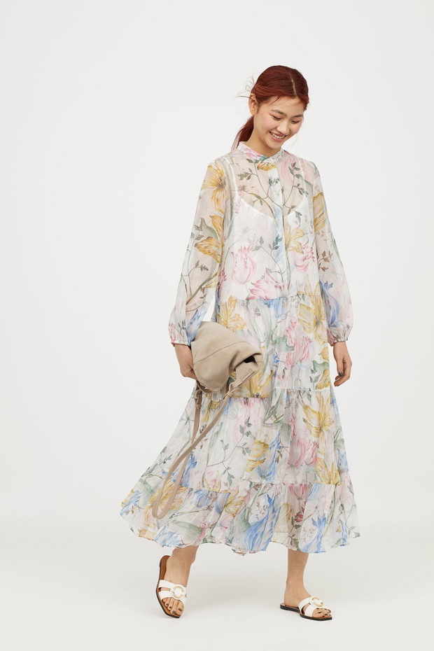 Długa boho sukienka H&M; 149,90 zł