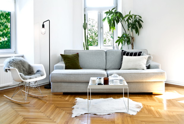 Piękne wnętrze w stylu skandynawskim