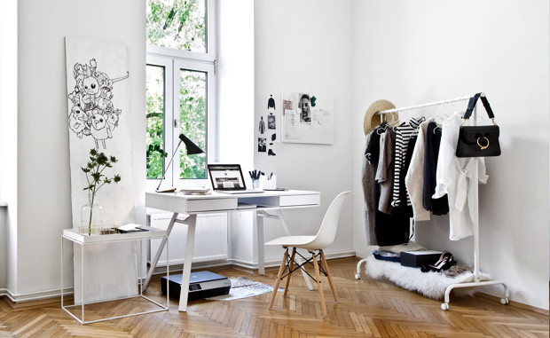 Piękne wnętrze w stylu skandynawskim