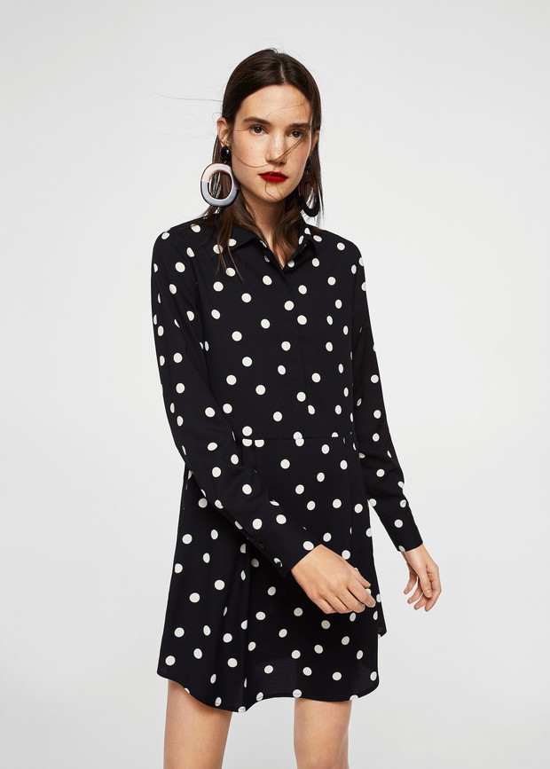Sukienka w grochy Mango; 139,90 zł