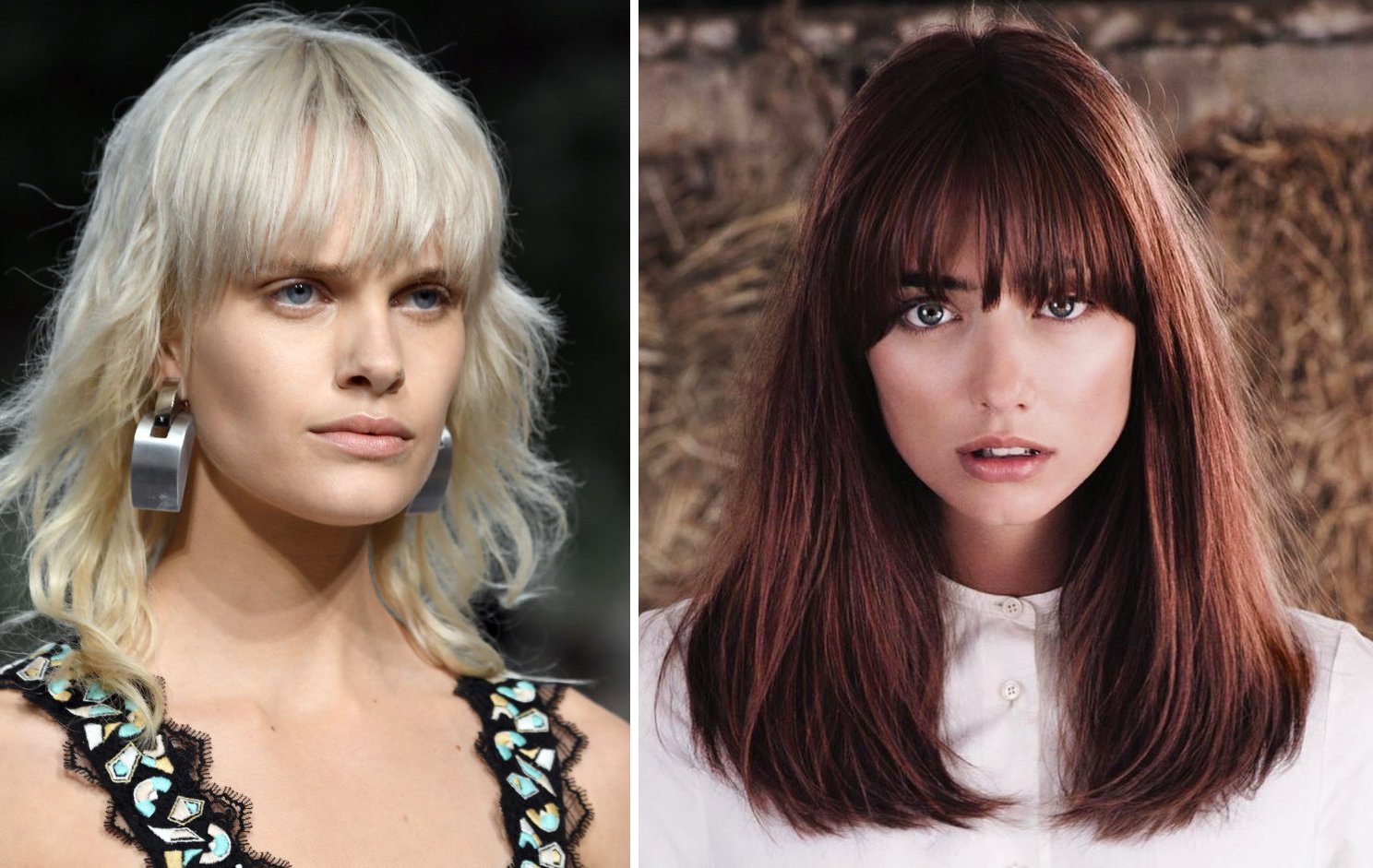 Fryzury z grzywką 2018: trendy