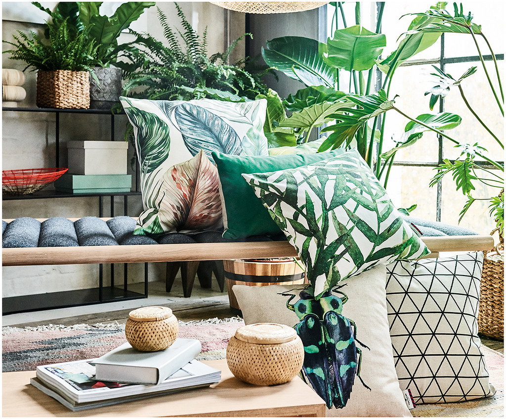 Wnętrze pod palmami: najmodniejszy trend wnętrzarski lato 2018