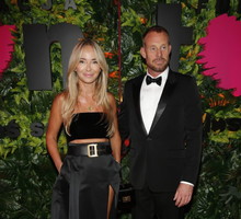 Joanna Przetakiewicz z nowym partnerem na balu TVN: Przetakiewicz i Rinke Rooyens razem