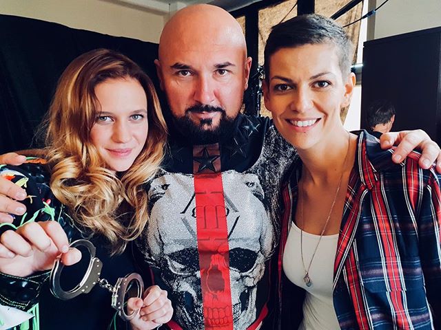 Kadry z planu zdjęciowego "Kobiety mafii 2"