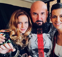 Kadry z planu zdjęciowego "Kobiety mafii 2"