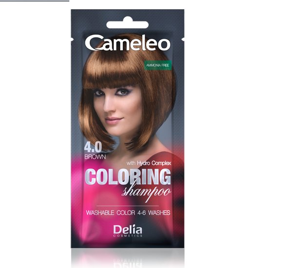 Cameleo Coloring Shampoo 4-0 brąz