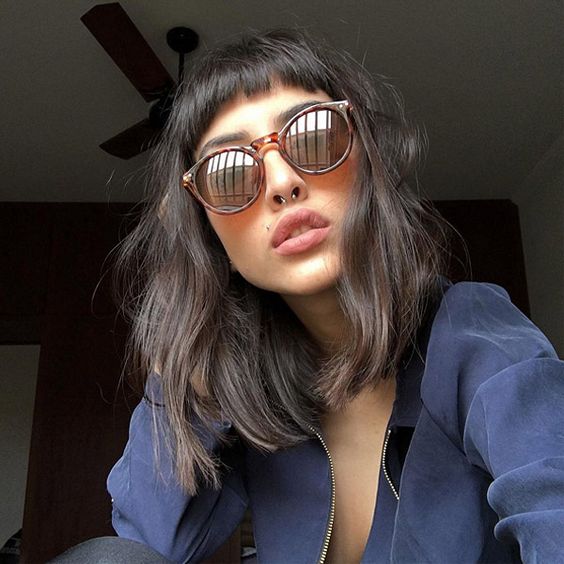 Krótka grzywka hit we fryzurach na jesień 2018