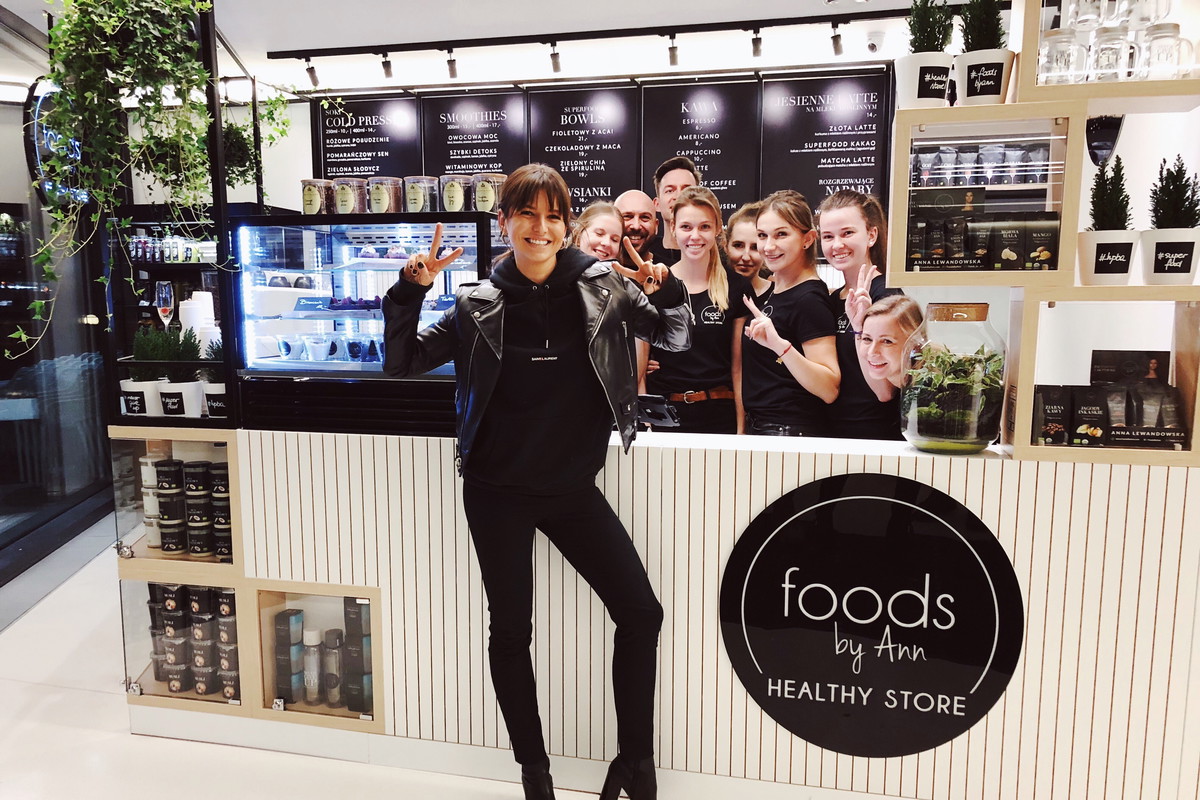 Healthy store by Ann: Anna Lewandowska otworzyła swoją pierwszą kawiarnię