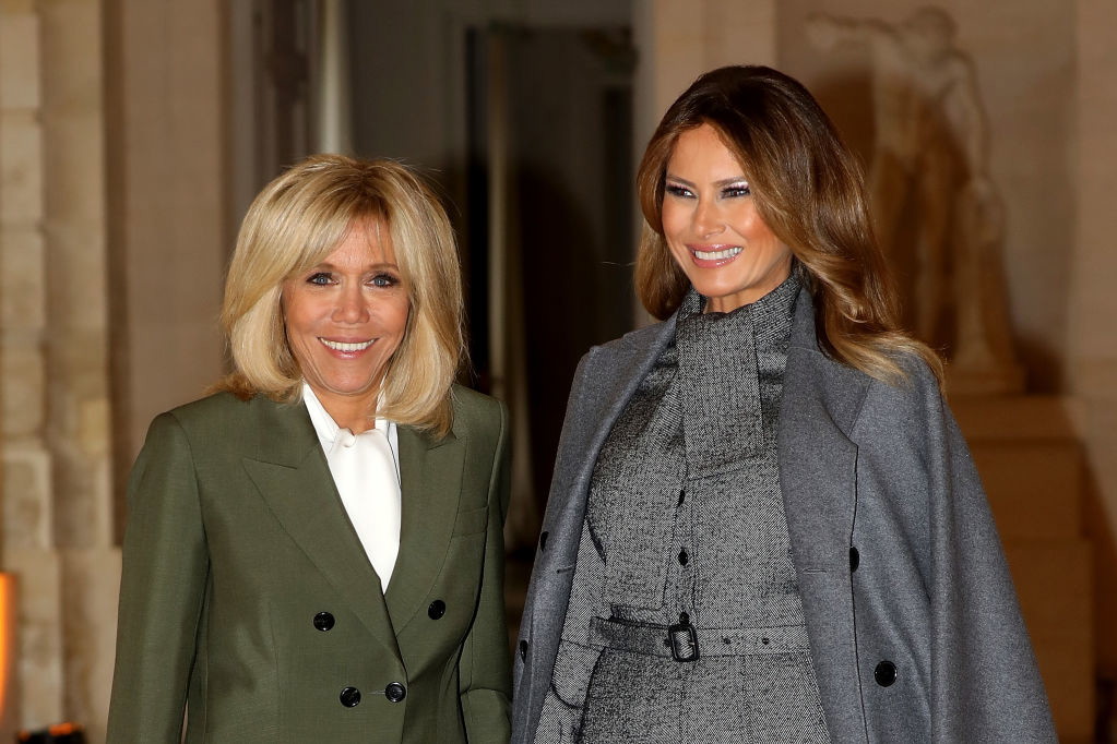 Melania Trump i Brigitte Macron