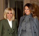 Melania Trump i Brigitte Macron