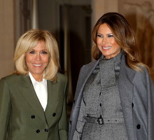 Melania Trump i Brigitte Macron