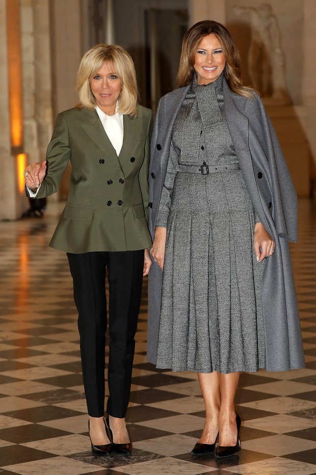 Melania Trump i Brigitte Macron