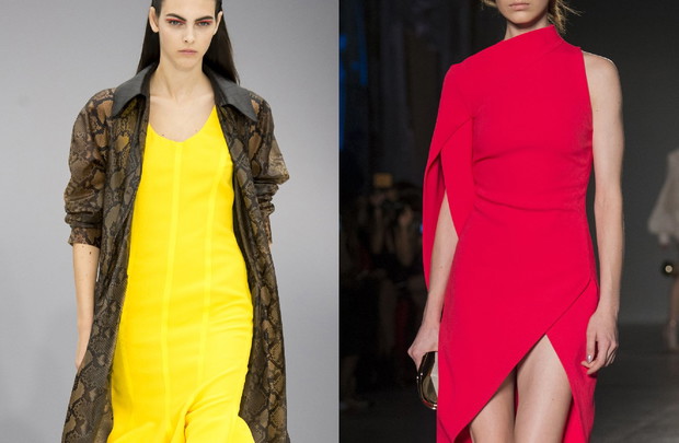 Neonowa sukienka na wesele