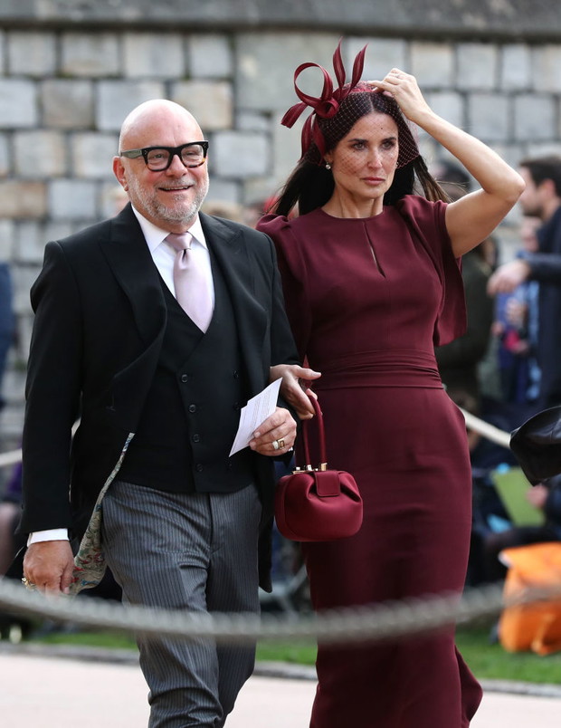 Ślub księżniczki Eugenii: Demi Moore, Eric Buterbaugh