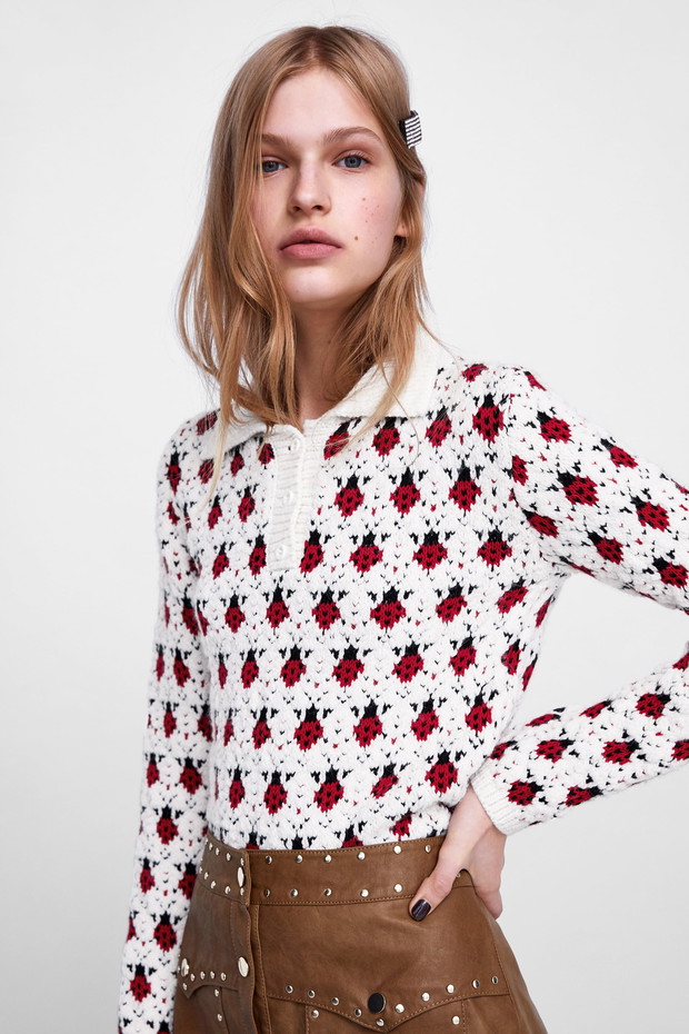 Sweter w owady Zara; 109 zł