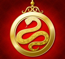 Chinese New Year Snake Coin