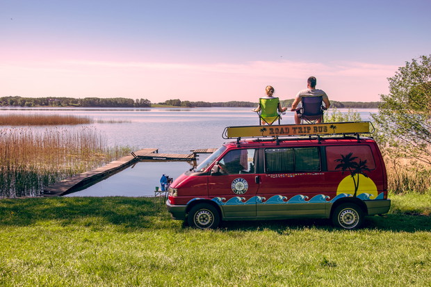 Katarzyna Kosowska i Wojtek Grabowski, prowadzą bloga Road Trip Bus