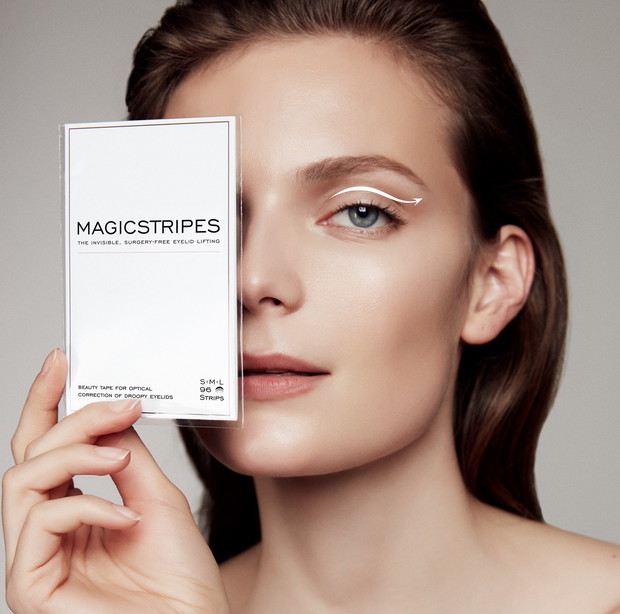 Niewidoczne paski liftingujące powieki Magic Stripes